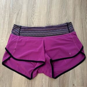 Lulu lemon speed up shorts